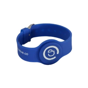 Social Creative - watch silicone wristband blue